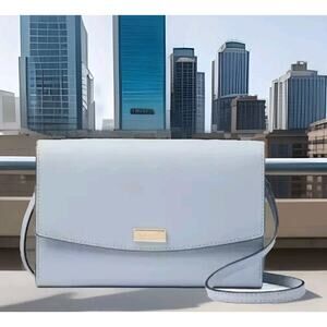 NWOT! Kate Spade Laurel Way Winni Crossbody Baby Blue 4.7x7.3x1.2 $239